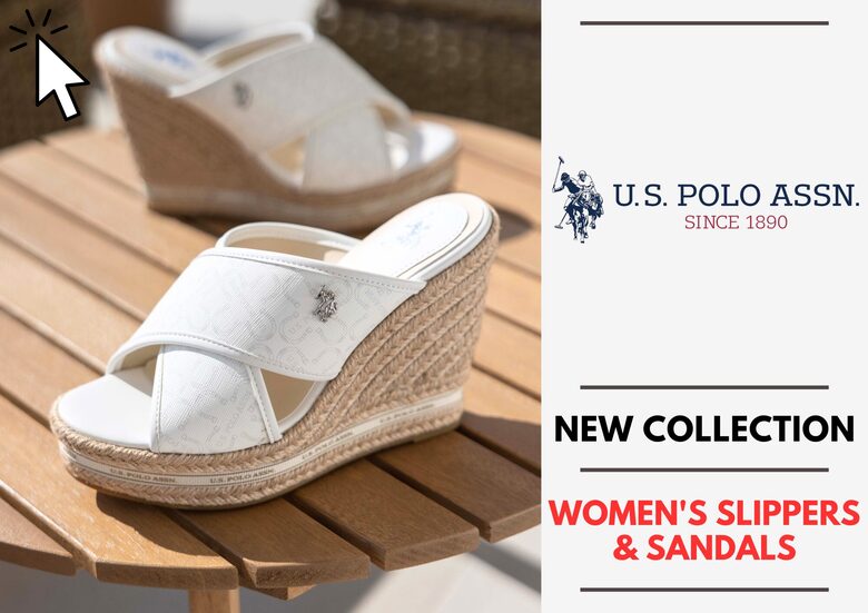U.S. POLO ASSN. NŐI SZANDÁL ÉS PAPUCS KOLLEKCIÓ - 17,82 EUR / DARABTÓL